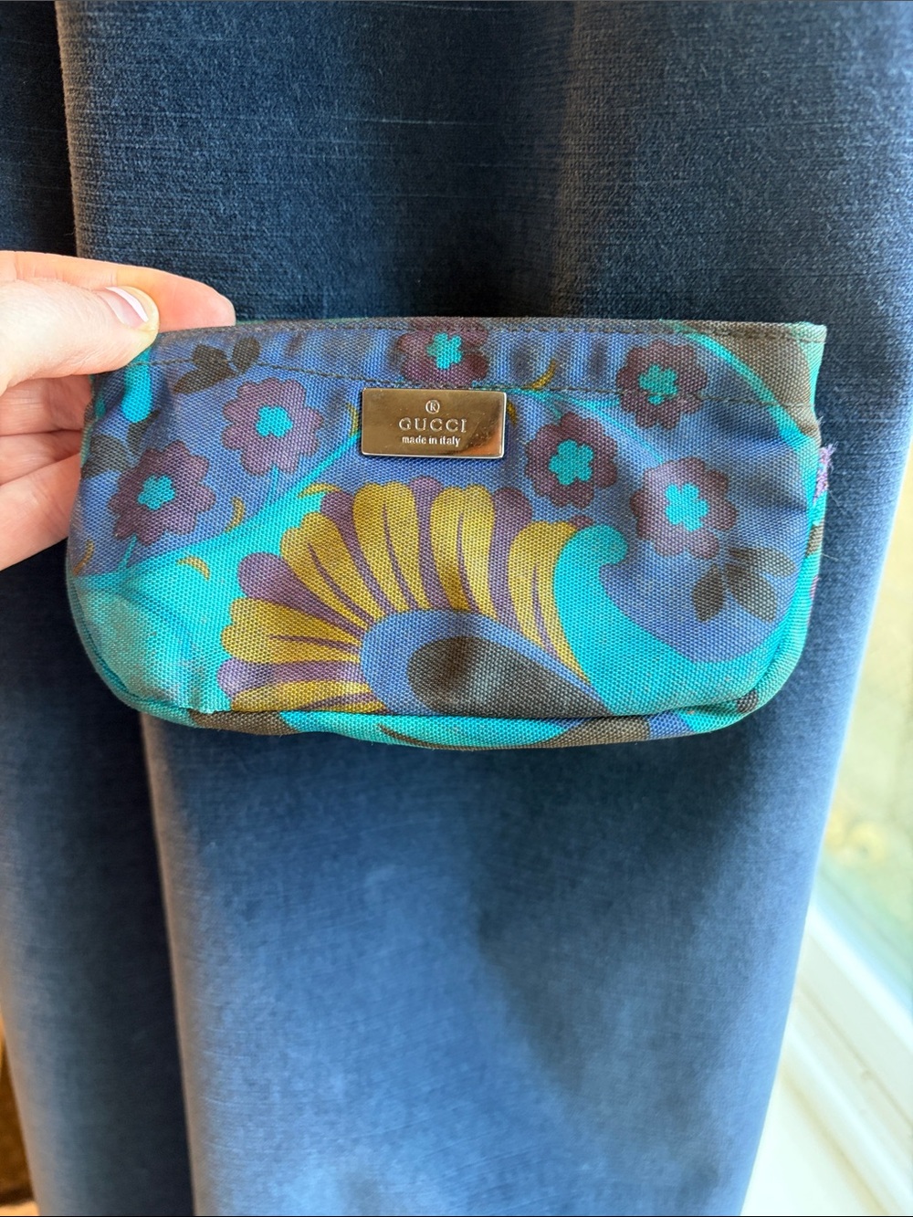 1999 Tom Ford for Gucci Acid Floral Cosmetics Pouch RARE!!!